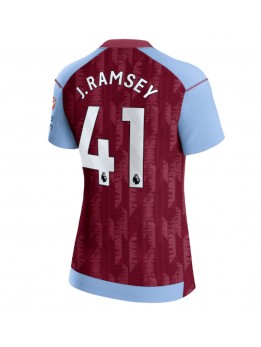 Billige Aston Villa Jacob Ramsey #41 Hjemmedrakt Dame 2023-24 Kortermet